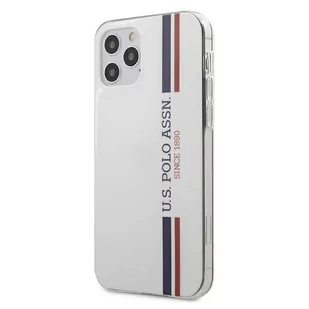 U.s. polo assn US Polo USHCP12MPCUSSWH iPhone 12 6,1" Max/Pro biały/white Tricolor Collection - Etui i futerały do telefonów - miniaturka - grafika 1