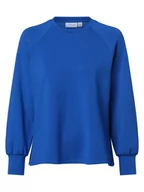 Bluzy damskie - Vila - Damska bluza nierozpinana  VISif, niebieski - miniaturka - grafika 1