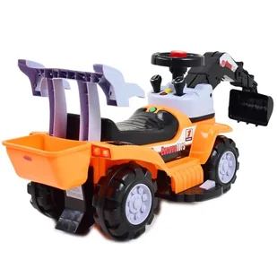 Koparka Na Akumulator Z Łyżką Elektryczną Pomarańczowy YW1288 - Pojazdy elektryczne dla dzieci - miniaturka - grafika 10