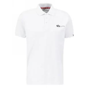Koszulka Alpha Industries Basic Polo SL 106600 09 - Biała RATY 0% | PayPo | GRATIS WYSYŁKA | ZWROT DO 100 DNI - Odzież taktyczna i umundurowanie - miniaturka - grafika 1