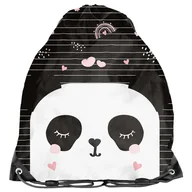 Worki na buty - Worek Szkolny Na Obuwie Panda Paso Dla Dziewczynki - miniaturka - grafika 1