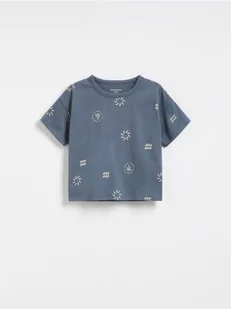 Reserved - T-shirt z nadrukiem - ciemnoszary - Bluzki dla niemowląt - miniaturka - grafika 1