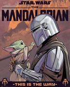 Plakaty - Star Wars The Mandalorian Hello Little One - plakat 40x50 cm - miniaturka - grafika 1