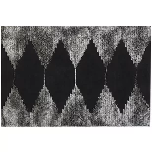 Lumarko Dywan Bawełniany 160 X 230 Cm Czarno-biały Bathinda - Dywany - miniaturka - grafika 1