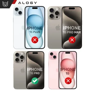 Etui do iPhone 15 Pro Obudowa Case +2x szkło na ekran i 2x obiektyw pancerne Alogy 360 Hybrid Set 5w1 czarno-przezroczyste - Etui i futerały do telefonów Etui do iPhone 15 Pro Obudowa Case +2x szkło na ekran i 2x obiektyw pancerne Alogy 360 Hybrid Set 5w1 czarno-przezroczyste - Etui i futerały do telefonów - miniaturka - grafika 27