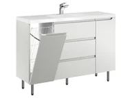 Szafki łazienkowe - Szafka Stojąca Z Umywalką ETH 120 cm KD - Kaszmir Mat - miniaturka - grafika 1