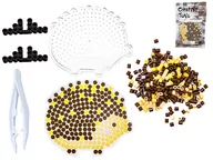 Prace ręczne dla dzieci - Koraliki Do Prasowania Prasowanki Szablon Jeż - miniaturka - grafika 1