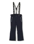 Spodnie męskie - CMP Męskie watowane spodnie narciarskie bez PFC 20000, Black Blua, 58 - miniaturka - grafika 1