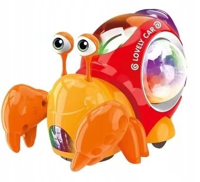 Krab Interaktywny Pełzający Dla Dziecka Raczkującego Z Światłem I Dźwiękiem