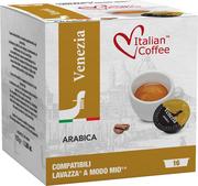 Kawa w kapsułkach i saszetkach - Italian Coffee Venezia 100% Arabica 16 kapsułek do Lavazza A Modo Mio - miniaturka - grafika 1