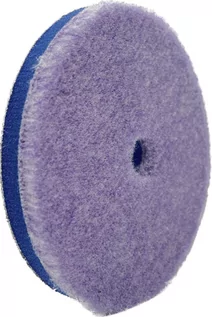 Akcesoria do mycia samochodu - Lake Country HD Purple Wool with Blue Foam  silnie tnące futro polerskie 139mm - grafika 1