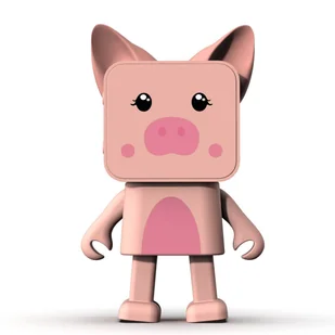 Tańczący głośnik „Dancing Animals” - Świnka | MOB - Głośniki przenośne - miniaturka - grafika 1