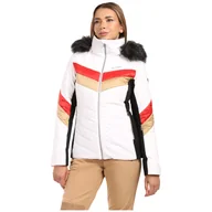 Kurtki i kamizelki sportowe damskie - Damska kurtka narciarska Kilpi Lin-W Rozmiar: M / Kolor: biały - miniaturka - grafika 1