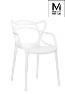 Modesto Design MODESTO krzesło HILO białe - polipropylen PP044.WHITE - Krzesła - miniaturka - grafika 1