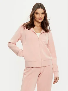 Guess Bluza V4YQ06 KCAY2 Różowy Regular Fit - Bluzy damskie - miniaturka - grafika 1