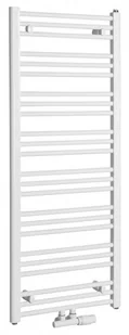Bruckner Grzejnik łazienkowy ALBRECHT 50x125 cm podłączenie centralne kolor biały - Grzejniki łazienkowe - miniaturka - grafika 1