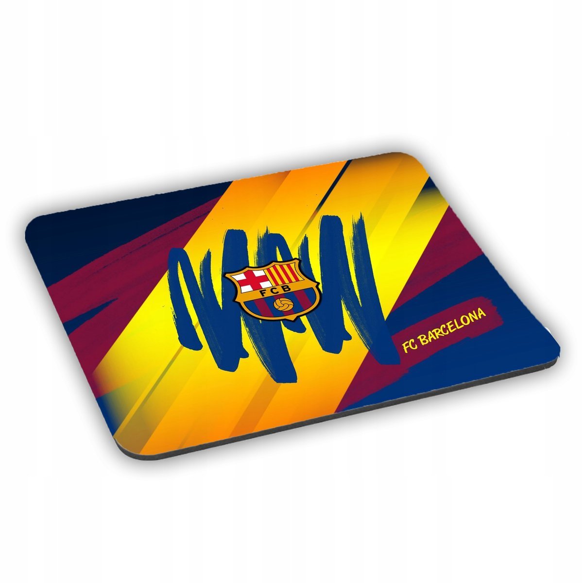 PODKŁADKA POD MYSZ FC BARCELONA LOGO + Imię