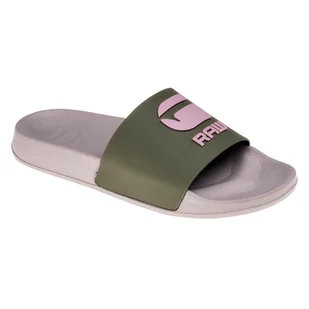 Damskie Klapki G-STAR RAW CART III CTR W GST2141-026207-9664 – Zielony - Klapki i japonki damskie - miniaturka - grafika 1
