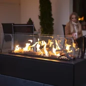 Ogrzewacze tarasowe - Thumb Ogrzewacz Gazowy Wolnostojący Patio Horizontal Stalowy - Sterowanie Manualne - miniaturka - grafika 1