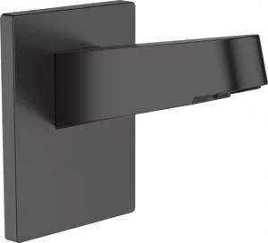 HANSGROHE 24149670 Pulsify Przyłącze ścienne do głowicy prysznicowej 260 czarny matowy - Akcesoria do armatury i ceramiki - miniaturka - grafika 1