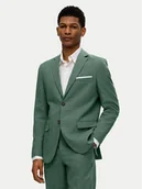 Garnitury - Selected Homme Marynarka 16087870 Zielony Slim Fit - miniaturka - grafika 1