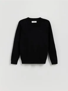 Reserved - Sweter z haftem - czarny - Bluzy dla chłopców - miniaturka - grafika 1