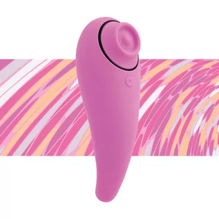 Wibratory i masażery - FeelzToys FemmeGasm Air Pressured Tapping & Tickling Vibrator Pink - grafika 1