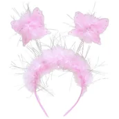 Dodatki do strojów karnawałowych - Opaska Motylek Różowy - miniaturka - grafika 1