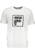 Koszulki męskie - MĘSKI T-SHIRT Z KRÓTKIM RĘKAWEM FILA BIAŁY - miniaturka - grafika 1