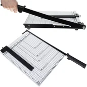 Nożyki biurowe - Metalowa Gilotyna do Papieru Nożowa Mocna A4 - B7 ISO TRADE - miniaturka - grafika 1