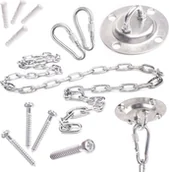 Hamaki - Mocowanie sufitowe hamaka huśtkawki hak łancuch 200kg - miniaturka - grafika 1