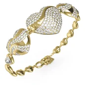 Bransoletki - Bransoletka Guess JUBB04 488JW Złoty - miniaturka - grafika 1