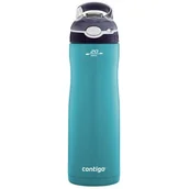 Shakery i bidony sportowe - Butelka termiczna Contigo Ashland Chill 590ml - srebrna - miniaturka - grafika 1