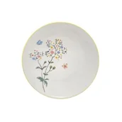 Talerze - Talerz deserowy Flora 19 cm biały - miniaturka - grafika 1