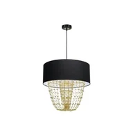 Lampy pozostałe - Milagro Lampa Wisząca Almeria Black/Gold 1x E27 MLP6442 - miniaturka - grafika 1