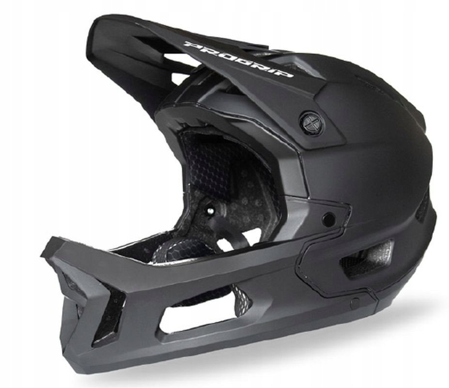 Progrip 2024/04 Kask Rowerowy Mtb E-bike Guardian Full Face Kolor Czarny