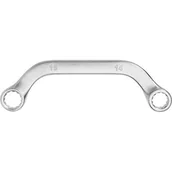 Klucze i nasadki - Jufisto Klucz oczkowy dwustronny wygięty 14 x 15 mm - miniaturka - grafika 1