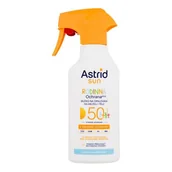 Balsamy i kremy do opalania - Astrid Sun Family Trigger Milk Spray SPF50 preparat do opalania ciała 270 ml unisex - miniaturka - grafika 1
