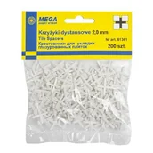 Narzędzia glazurnicze - MEGA KRZYŻYKI DYSTANSOWE DO GLAZURY 2MM 61361_KRZYZ_GLAZ_2 - miniaturka - grafika 1