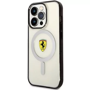 Ferrari FEHMP14XURKT iPhone 14 Pro Max 6.7" przezroczysty/transparent hardcase Outline Magsafe - Etui i futerały do telefonów - miniaturka - grafika 2