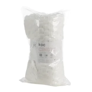 Koc D91 CINDY6 130 x 160 cm biały - Koce - miniaturka - grafika 1