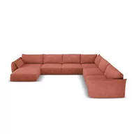Narożniki - Czerwony narożnik (prawostronny) Vanda – Mazzini Sofas - miniaturka - grafika 1