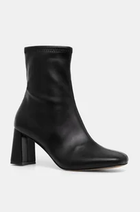 Aldo botki BUN damskie kolor czarny na słupku 13847650 BUN - Botki damskie - miniaturka - grafika 1