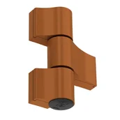 Zawiasy, okucia i inne akcesoria - Zawias Jocker Złoty Dąb trzyskrzydełkowy RAL8003 - miniaturka - grafika 1