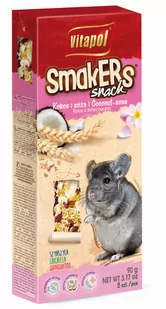 Vitapol SMAKERS DLA SZYNSZYLI Kokosowo-różany - Przysmaki dla gryzoni - miniaturka - grafika 1