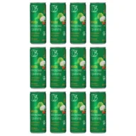 Soki i napoje niegazowane - Quality Food Woda kokosowa z ekstraktem z guarany i magnezem Zestaw 12 x 320 ml - miniaturka - grafika 1