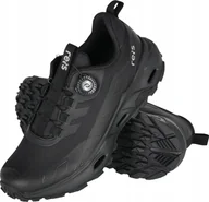 Moda i Uroda OUTLET - Buty męskie SPORTOWE LEKKIE WYGODNE typu BOA BEZ WIĄZANIA MAZZO czarne 41 - miniaturka - grafika 1