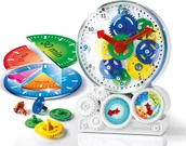 Zabawki interaktywne dla dzieci - Clementoni Clementoni, Clock How Is Work, Construction Set, 61763, Unisex, 8+ years Unisex - miniaturka - grafika 1