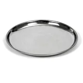 Tace i patery - Taca do serwowania stalowa okrągła talerz 28 cm 153471 - miniaturka - grafika 1