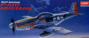 Academy P-51D Mustang 12485 - Kolekcjonerskie modele pojazdów - miniaturka - grafika 4